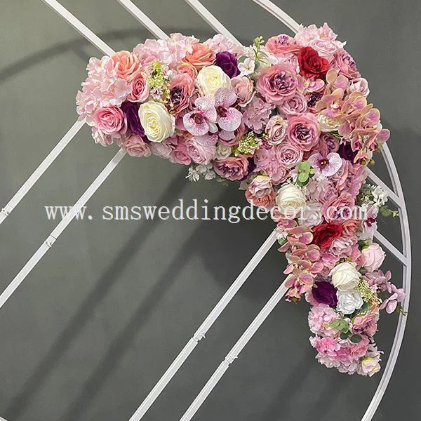 purple flower arch
