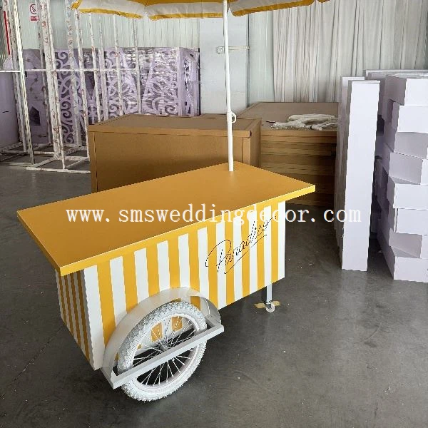 sweet cart at wedding