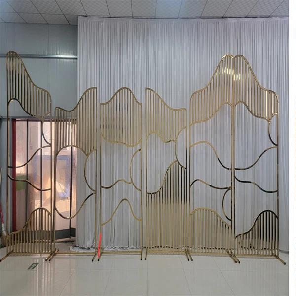 gold arch backdrop
