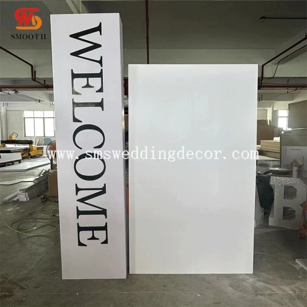 wedding welcome sign stand