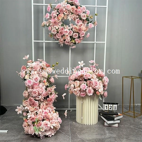 artificial pink flower arrangements