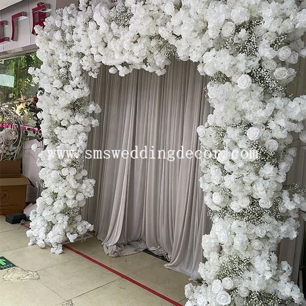 silk flower arch for wedding