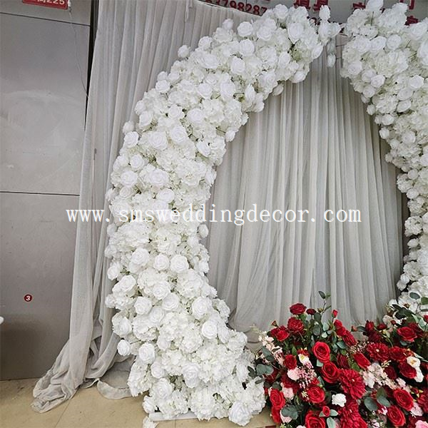 archway with flowers